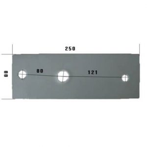 Listwa wewnętrzna płozy 063609 do pługa kverneland hardox 500