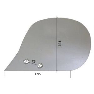 VD141L Odkładnia przedpłużka Do pługa KRONE stal HARDOX 450