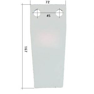 becker-zp Ząb prosty do brony BECKER stal HARDOX 500