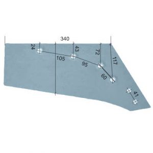 lemiesz 053089 do pługa kverneland hardox 500