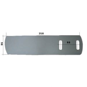 listwa tylna odkładni 053387 do pługa kverneland hardox 500