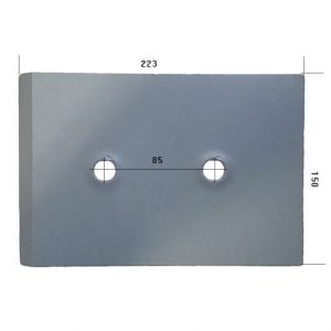 osłona nakładka płozy 10327 do pługa goizin hardox 500