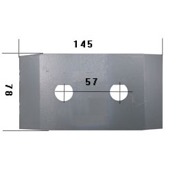 piętka płozy 073614 do pługa kverneland hardox 500