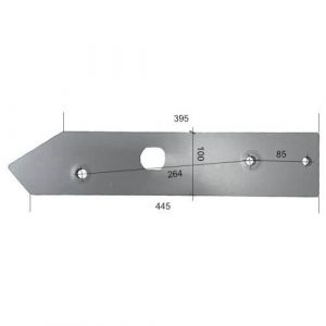 płoza 10534 do pługa goizin hardox 500