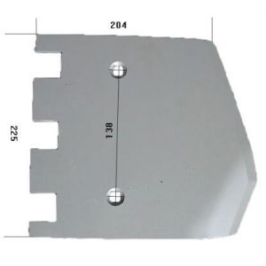 reeke-1 Lemiesz Do kombajnu REEKE stal HARDOX 500