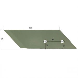 30340005 Dłuto Do pługa STEENO stal BOROWA B38