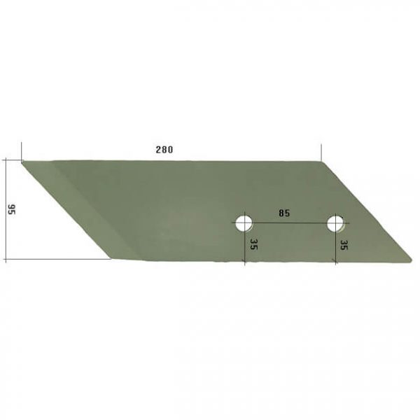 30340005 Dłuto Do pługa STEENO stal BOROWA B38