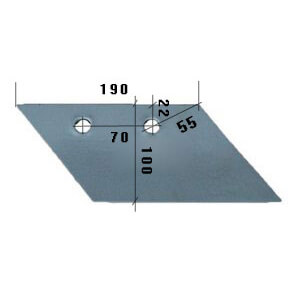 lemiesz przedpłużka 056873 do pługa kverneland hardox 500