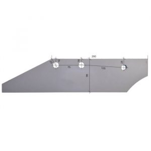 301447 L Lemiesz do agregatu podorywkowego Kverneland stal HARDOX 500