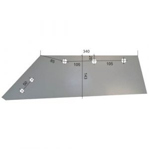3334051 L Lemiesz Do pługa LEMKEN stal HARDOX 500