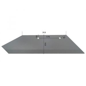 35044/P Lemiesz Do pługa OVERUM stal HARDOX 500