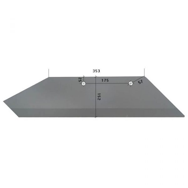 35044/P Lemiesz Do pługa OVERUM stal HARDOX 500