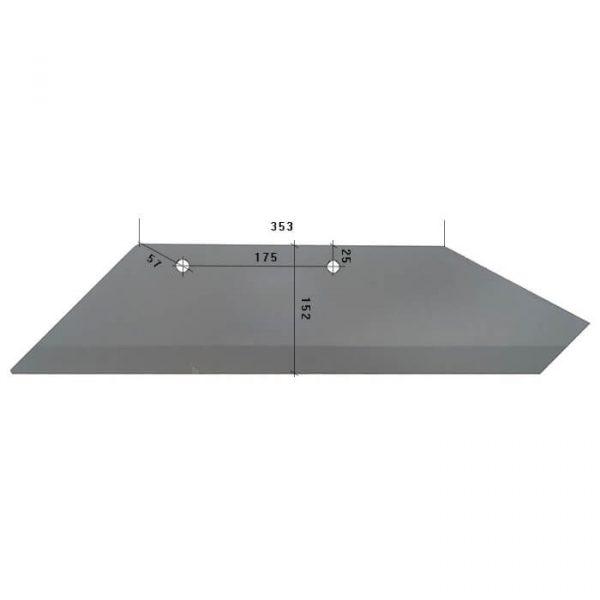 35045/L Lemiesz Do pługa OVERUM stal HARDOX 500