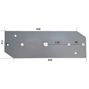 35063 L Płoza Do pługa OVERUM stal HARDOX 500