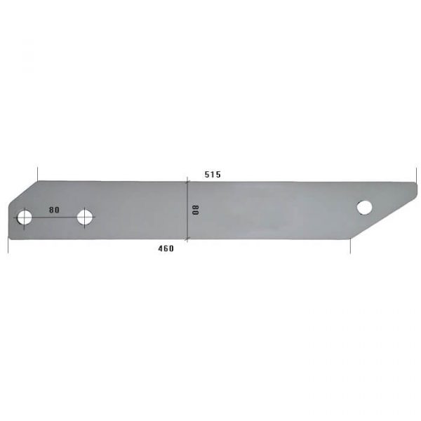 384293 P płoza przedłużona Do pługa VENTZKI stal HARDOX 500