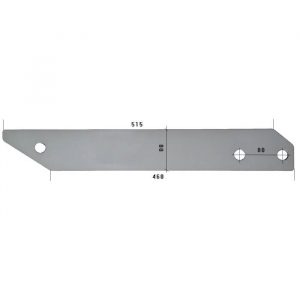 384294 L płoza przedłużona Do pługa VENTZKI stal HARDOX 500