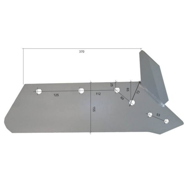 583890 P Lemiesz do pługa KUHN stal HARDOX 500