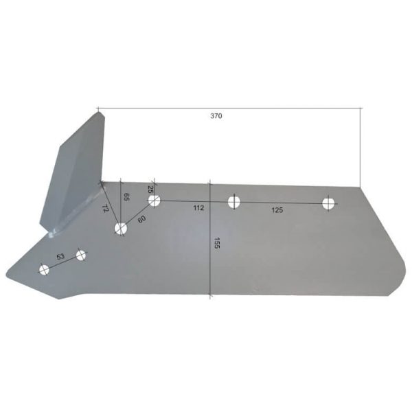 583891 L Lemiesz do pługa KUHN stal HARDOX 500