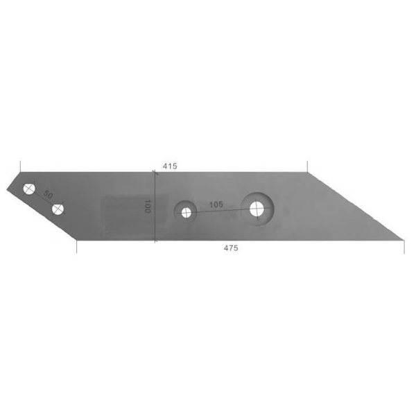 6003BL Płoza długa Do pługa BUGNOT stal HARDOX 500