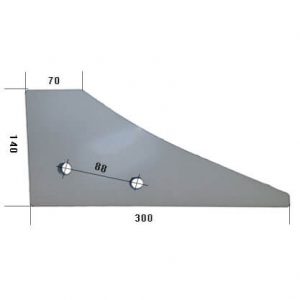 930831150 L Płoza przednia Do pługa POTTINGER stal HARDOX 500