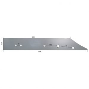 L1133L Płoza długa Do pługa GASSNER stal HARDOX 500