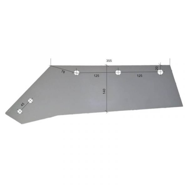 MS13019L Lemiesz Do pługa GASSNER stal HARDOX 500