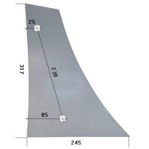NPŁ114-1P Pierś odkładnicy Do pługa AKPIL stal HARDOX 500
