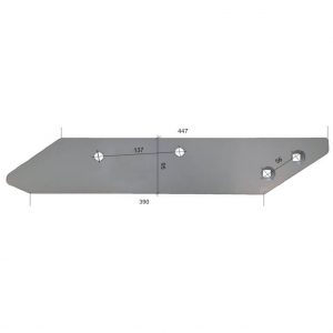 PO1879 P Płoza długa Do pługa TUR, IBIS, VIS stal HARDOX 500