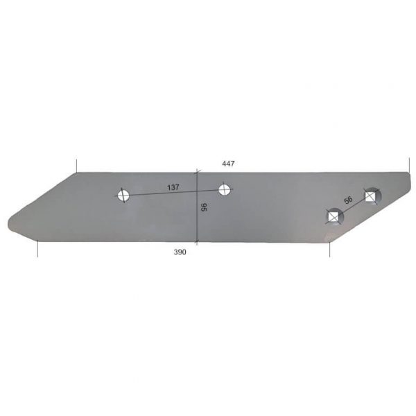 PO1879 P Płoza długa Do pługa TUR, IBIS, VIS stal HARDOX 500