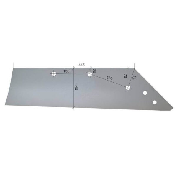 3335036/P Lemiesz do pługa Lemken stal Hardox 500