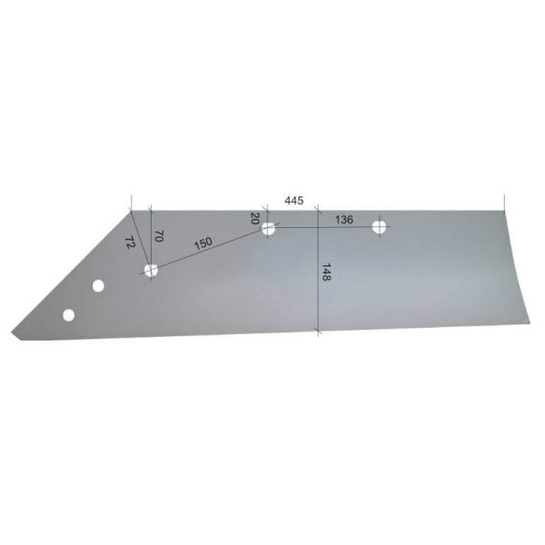 3335037/L Lemiesz do pługa Lemken stal Hardox 500