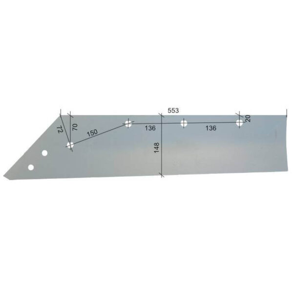 3335039/L Lemiesz do pługa Lemken stal HARDOX 500