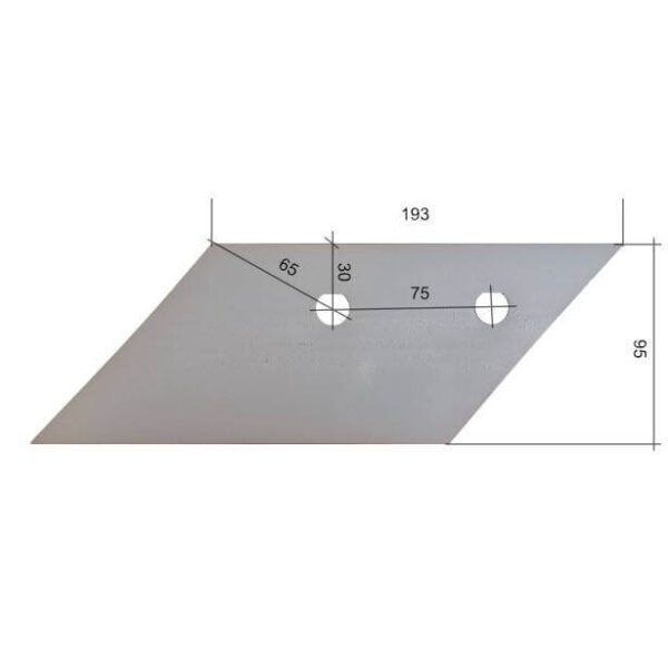 415309/L Lemiesz przedpłużka do pługa Brix stal Hardox 500