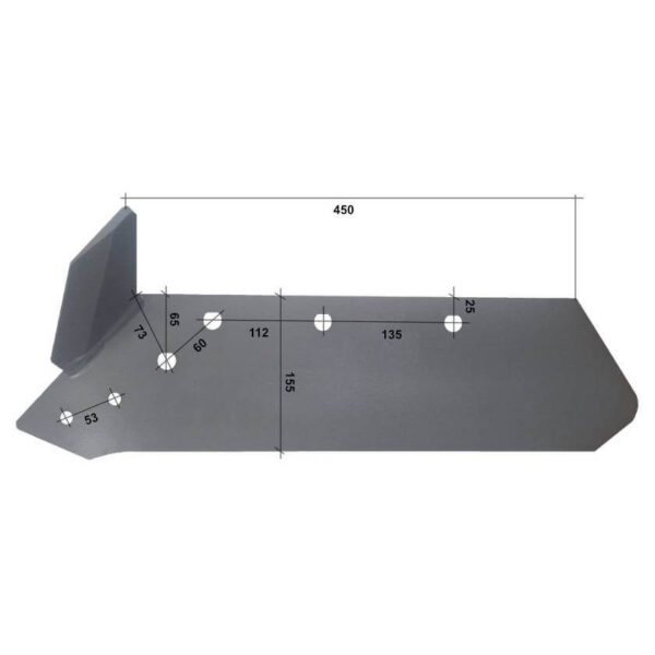 583893/L Lemiesz do pługa Kuhn stal Hardox 500