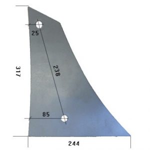 303540/P Pierś odkładnicy Do pługa AKPIL stal HARDOX 500